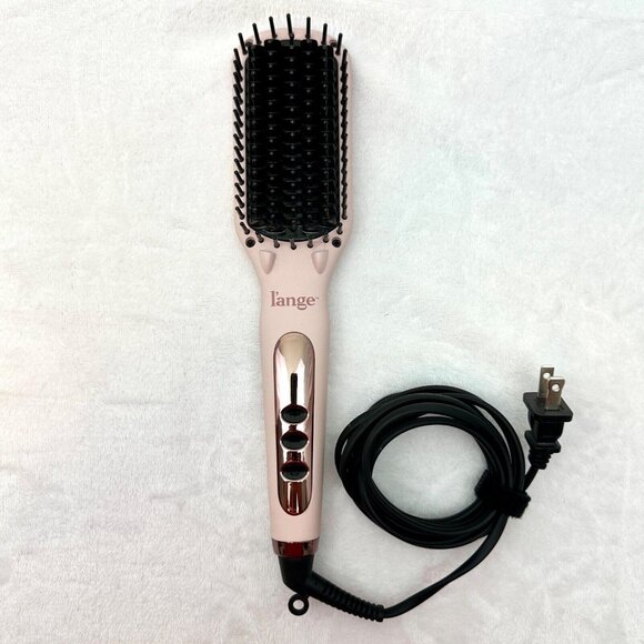 L\'ange Le Vite Ceramic Straightening Hairbrush Thermal Adjustable Heat Pink main image 6